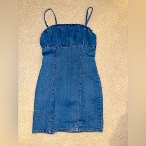 H&M- Jean midi dress